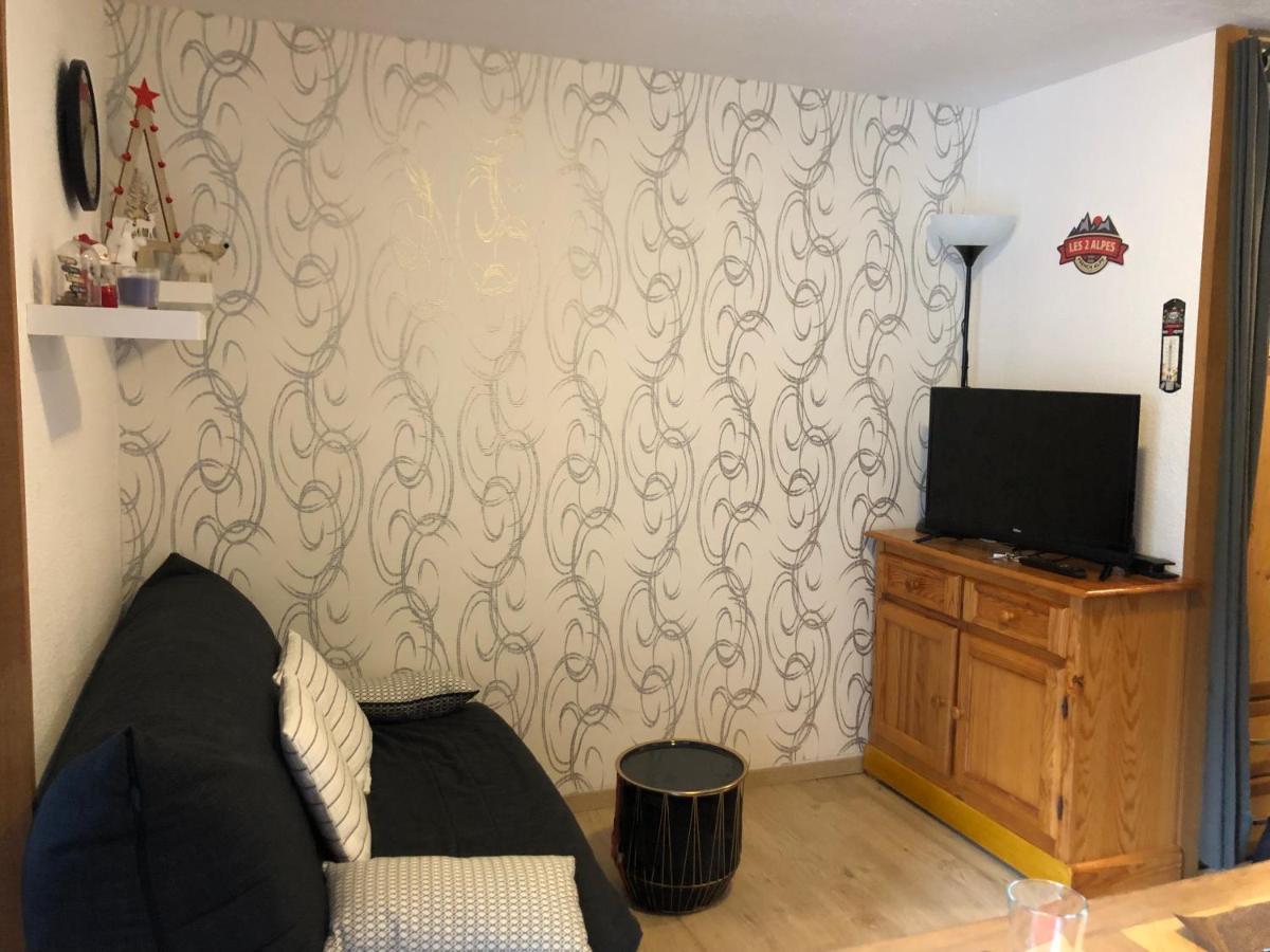 Petit Appartement Labellise Les 2 Alpes Residence Arc En Ciel Telesiege Petite Aiguille Les Deux Alpes Bagian luar foto